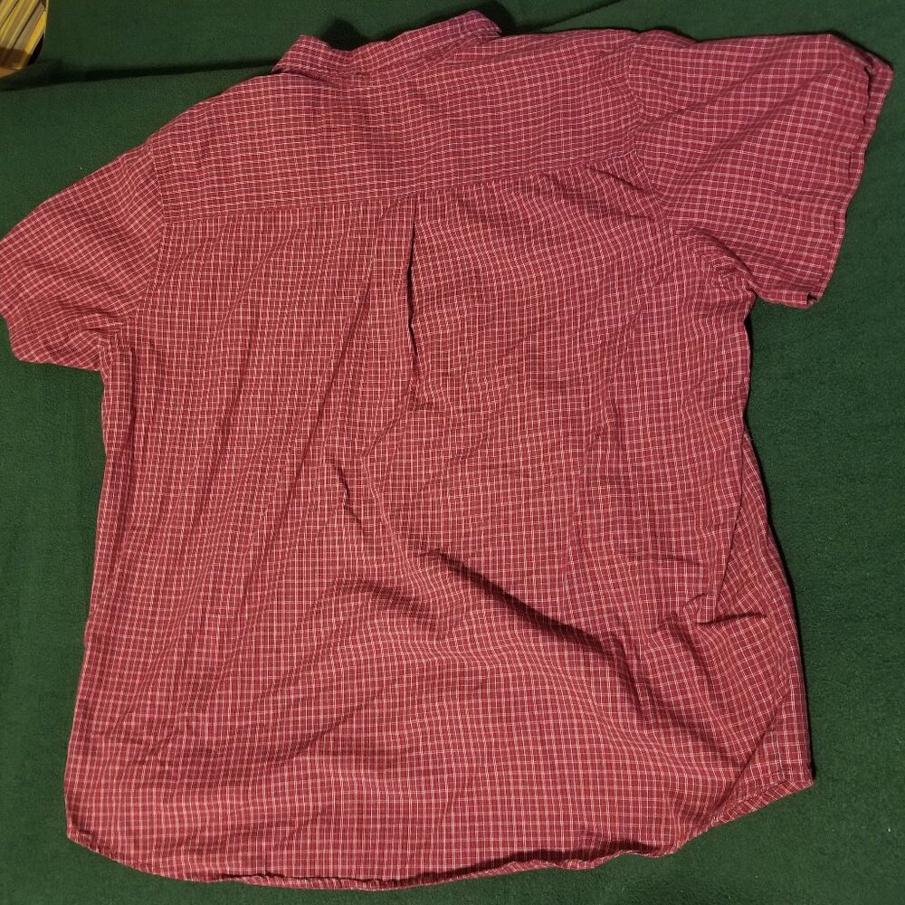 beautiful Cherokee red plaid XXL short sleeve shirt - Picture 6 of 6